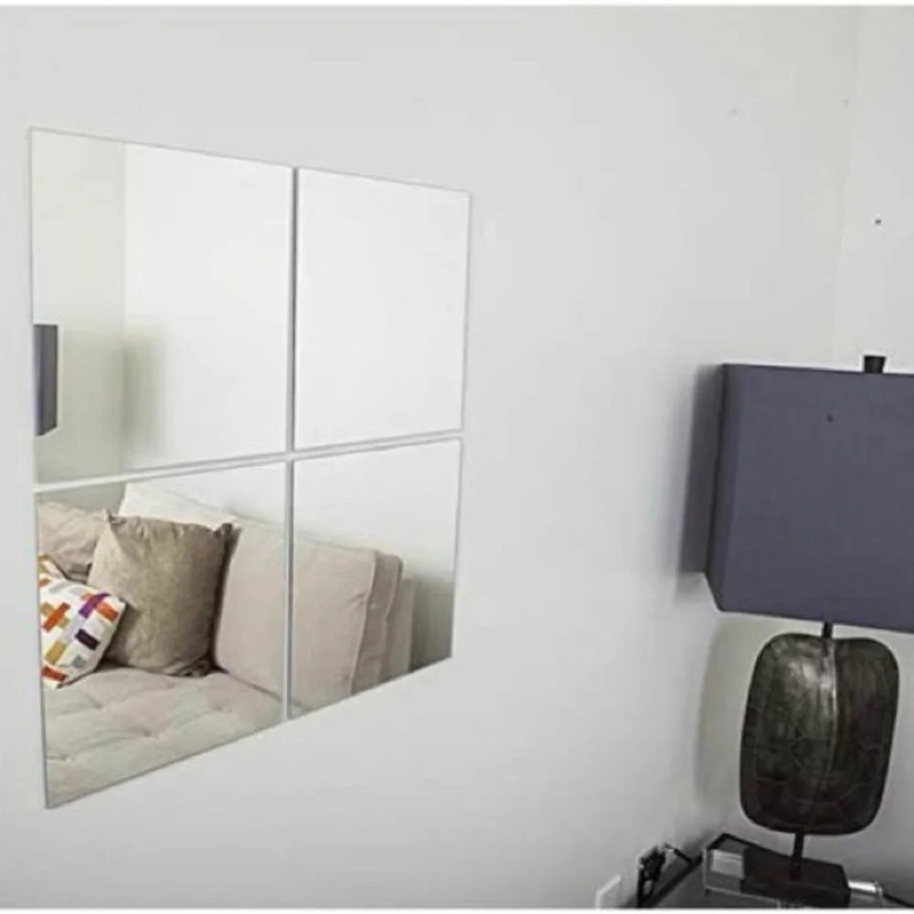 Modern White Wall Mirror Set